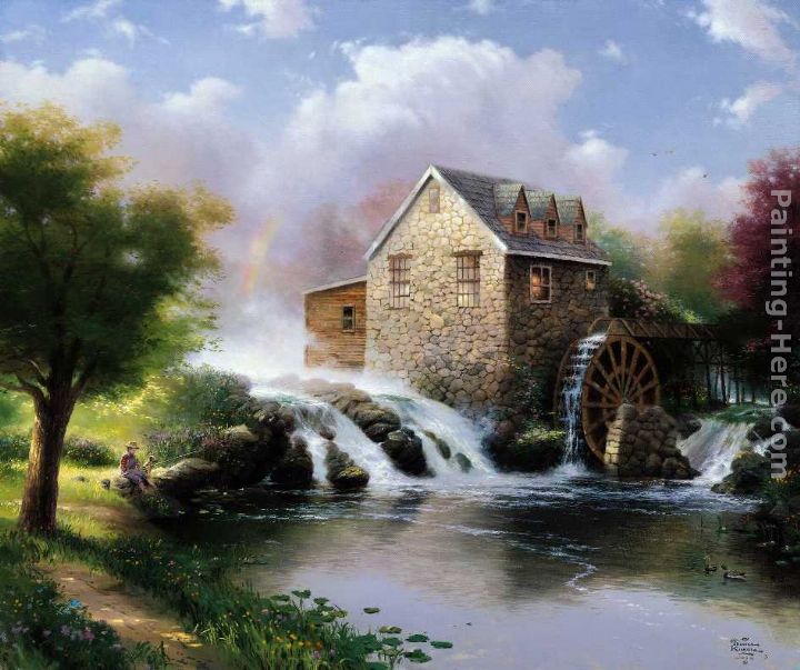 The Blessings Of Summer painting - Thomas Kinkade The Blessings Of Summer art painting